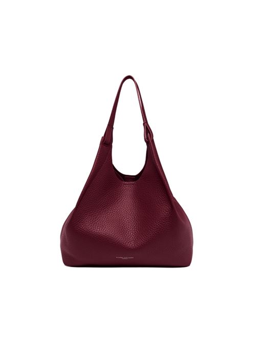 Borsa da donna in pelle martellata, a mano/spalla, colore wine berry/t.moro GIANNI CHIARINI | 9720RNGDBL14209